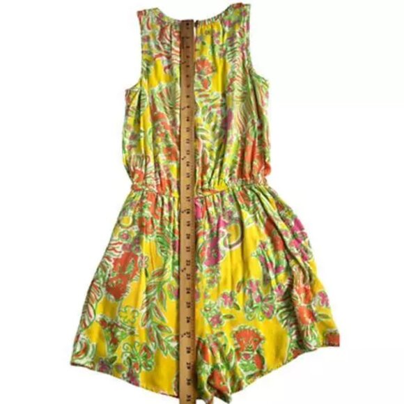 Lily Pulitzer For Target Womens Romper Multicolor Floral Short Jumpsuit Size XS - Picture 9 of 9